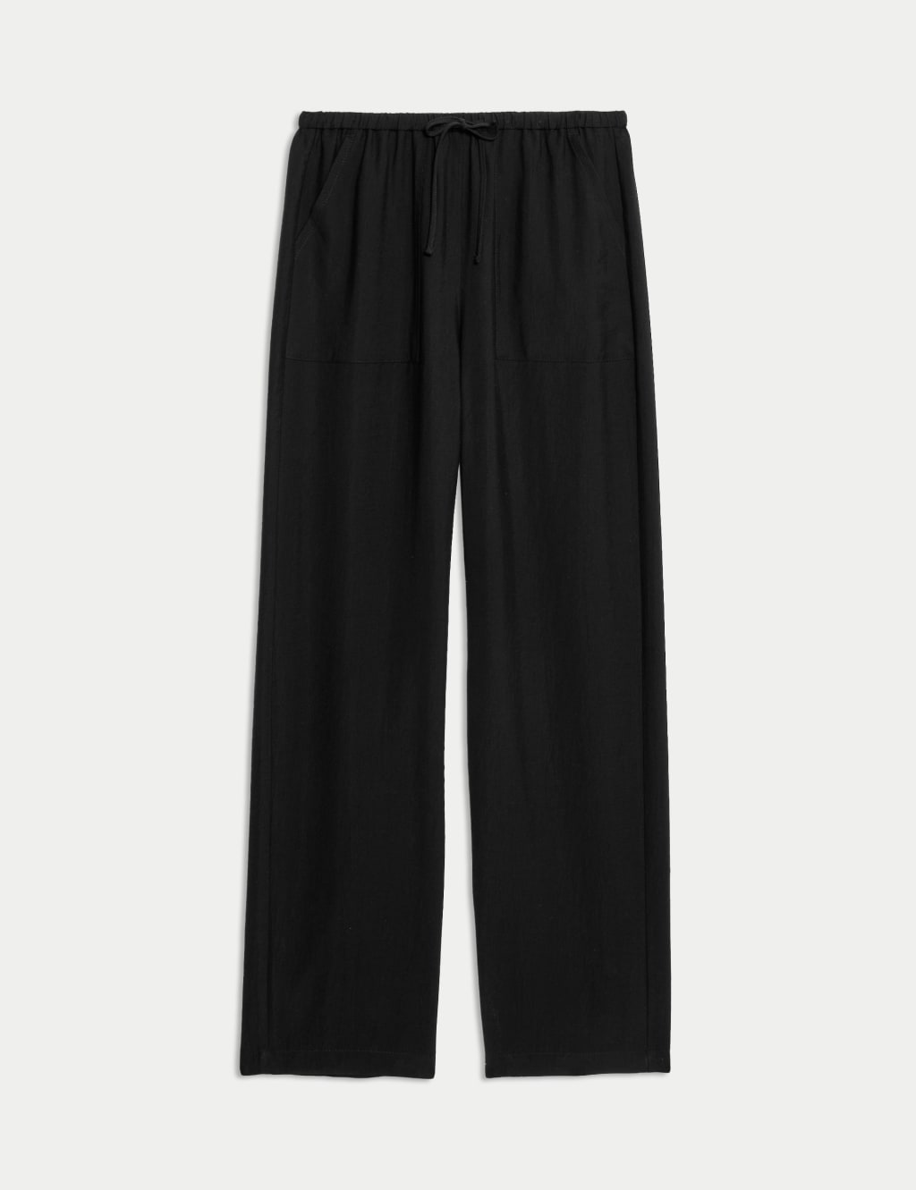 Lyocell Rich Straight Leg Trousers 2 of 4