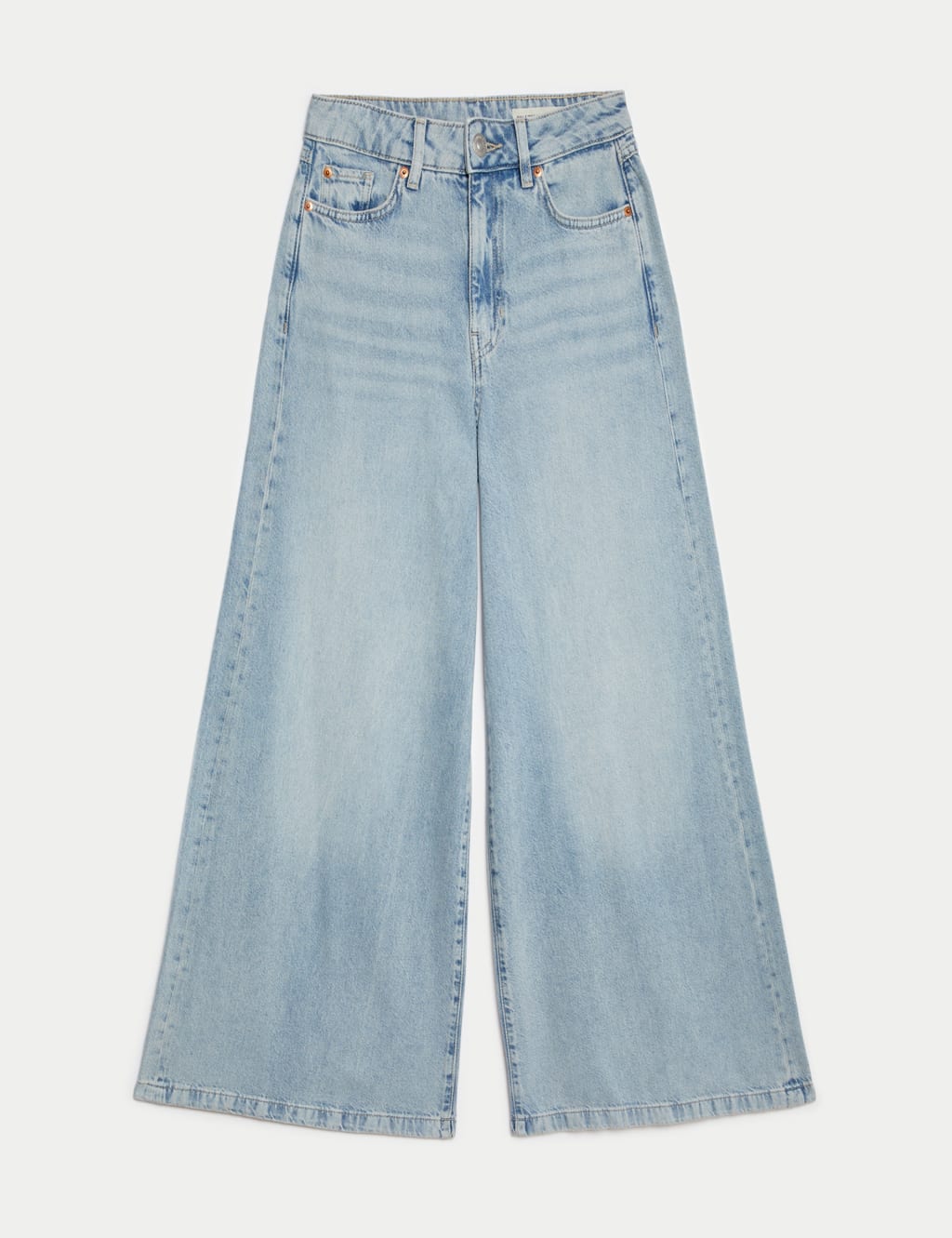 Lyocell™ Blend Wide Palazzo Leg Jeans 2 of 5