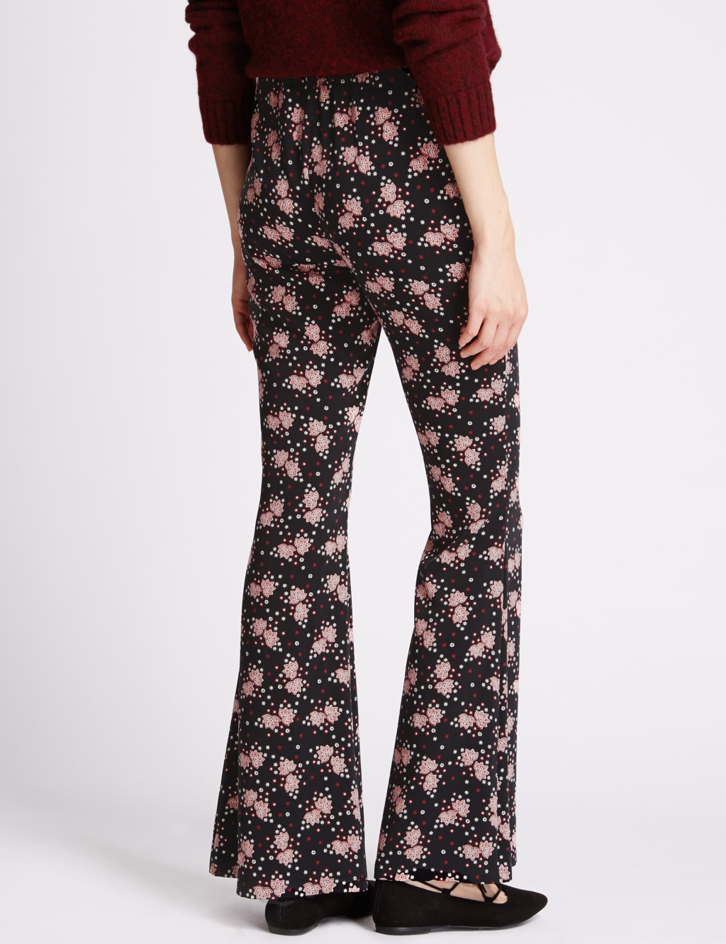 Floral Bootleg Trousers 3 of 3
