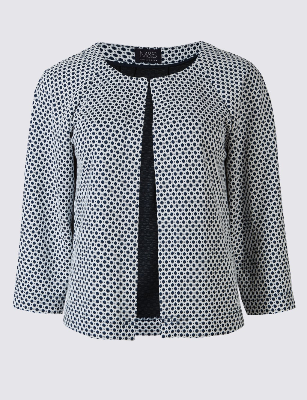 Spotted Collarless Jacket 2 of 4