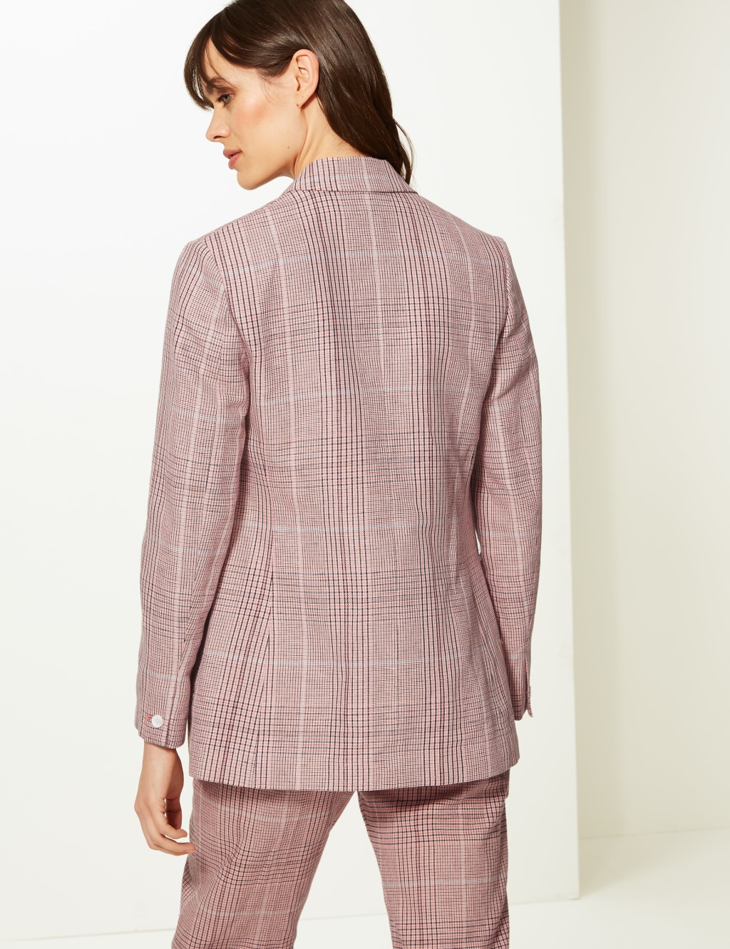 Checked Double Breasted Blazer 4 of 4