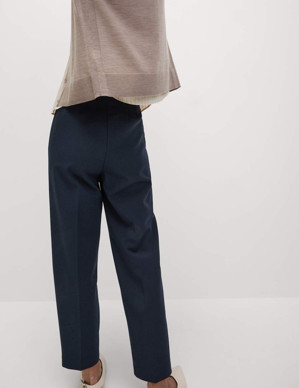 Tapered Ankle Grazer Trousers 6 of 6