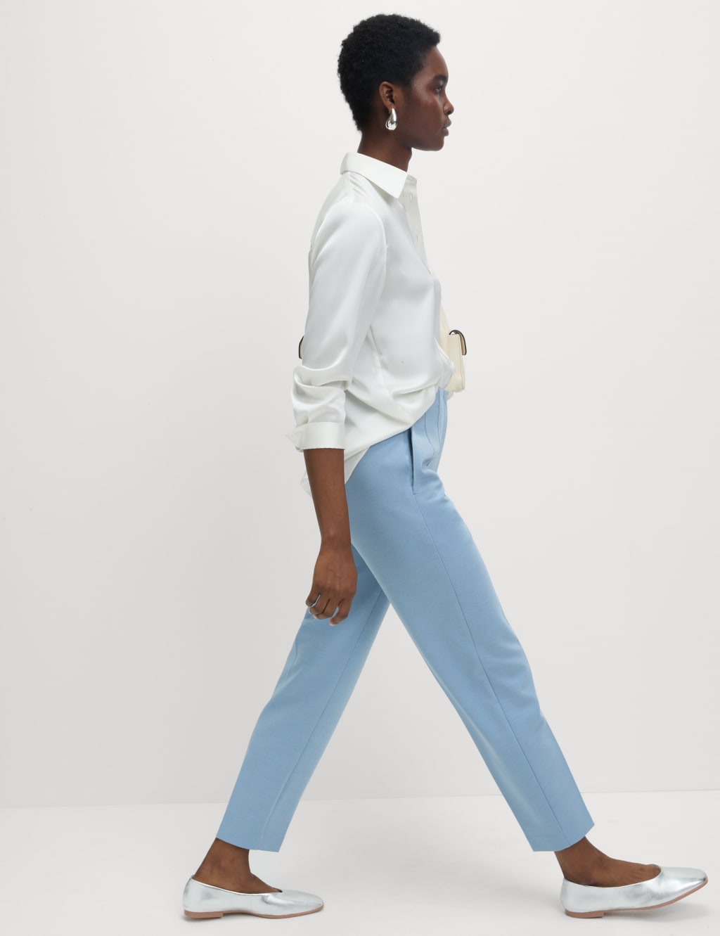 Tapered Ankle Grazer Trousers 5 of 5