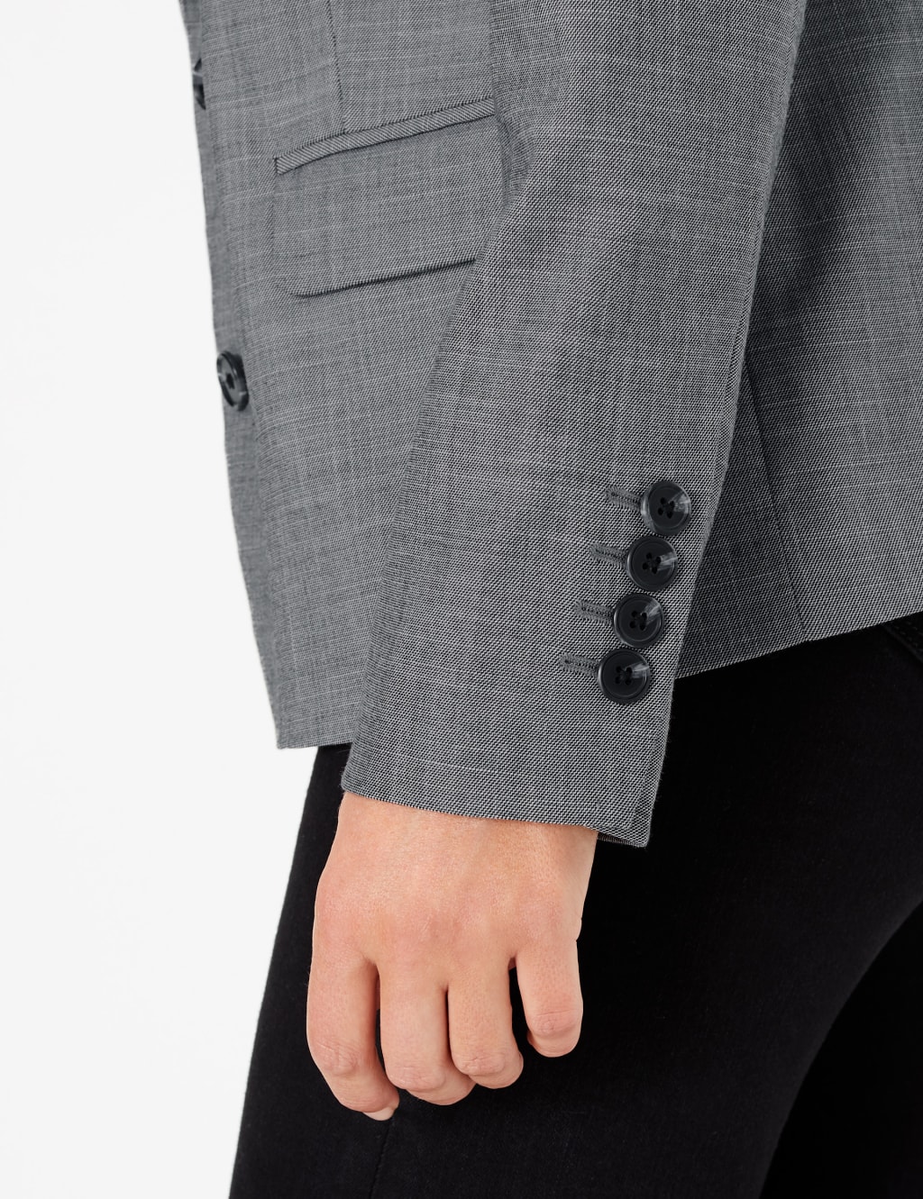 Textured Single Breasted Blazer 6 of 6