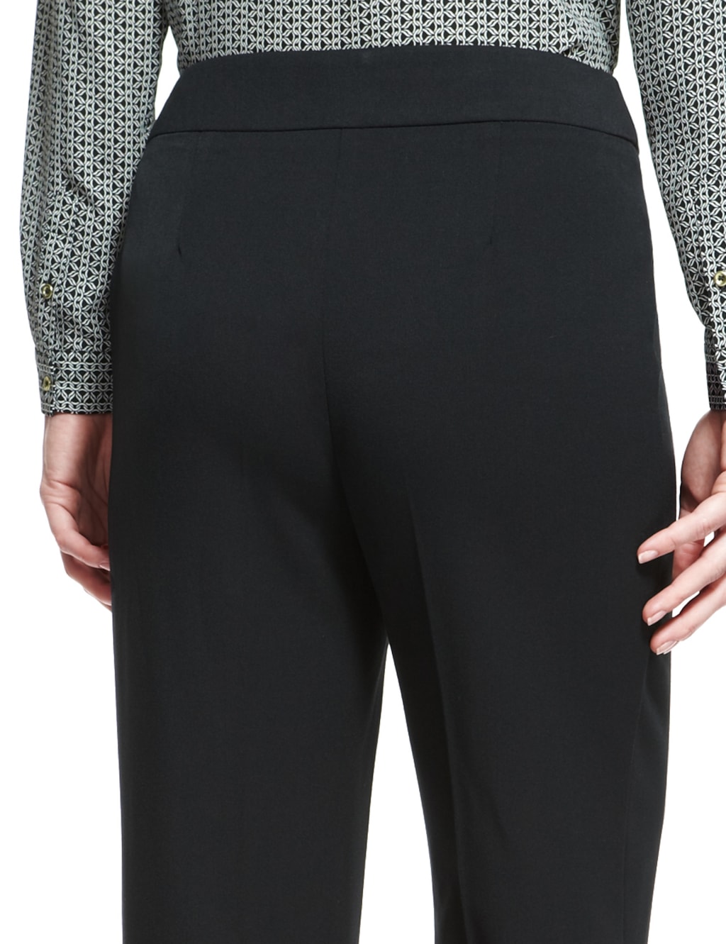 Angled Seam Bootleg Trousers 4 of 8