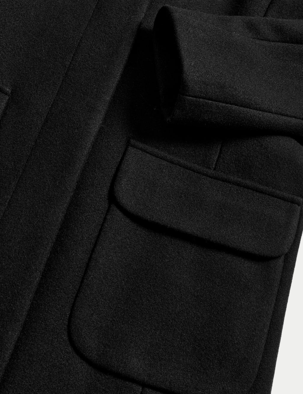 Belted Funnel Neck Trench Coat 7 of 7