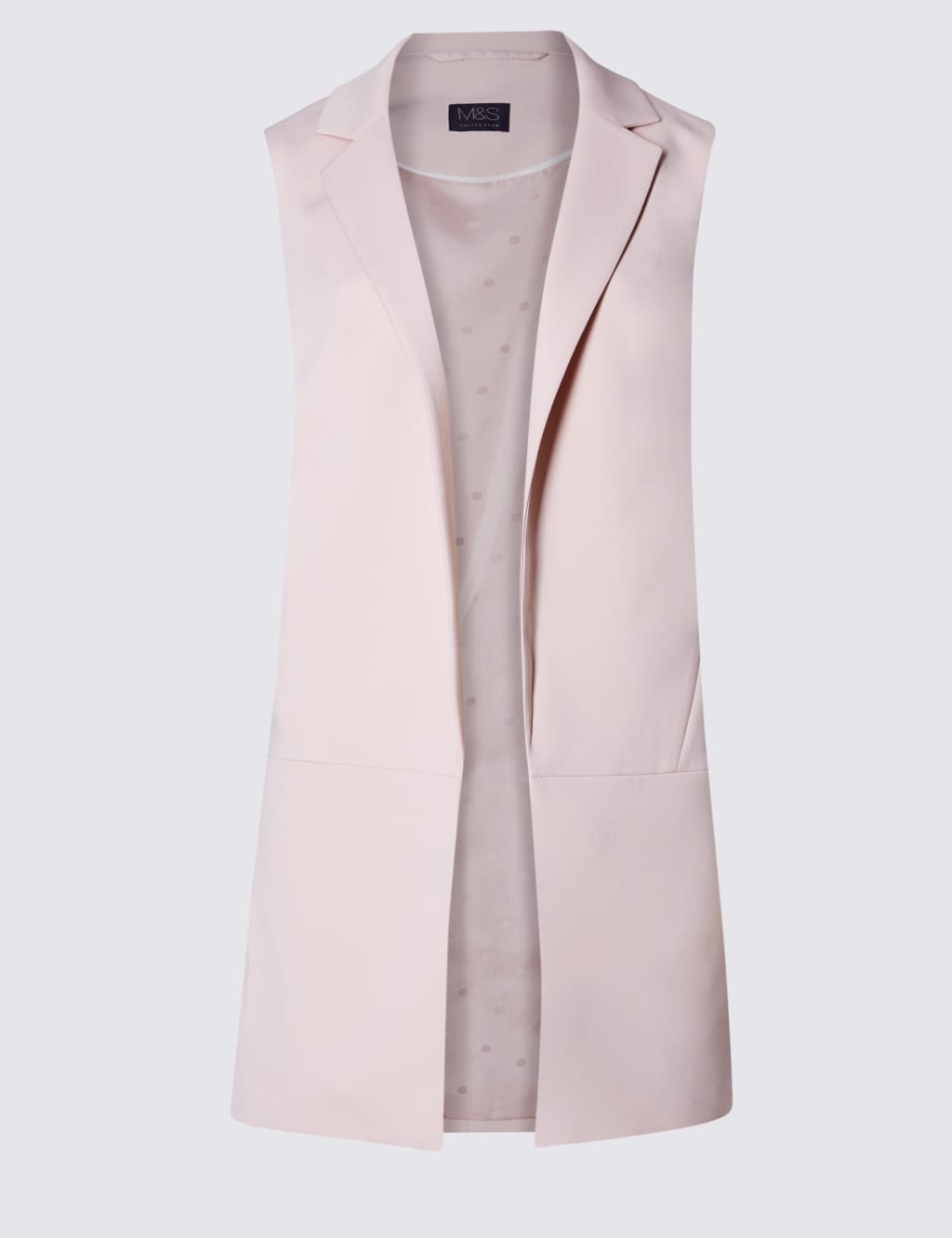 Seamed Sleeveless Waistcoat 2 of 3