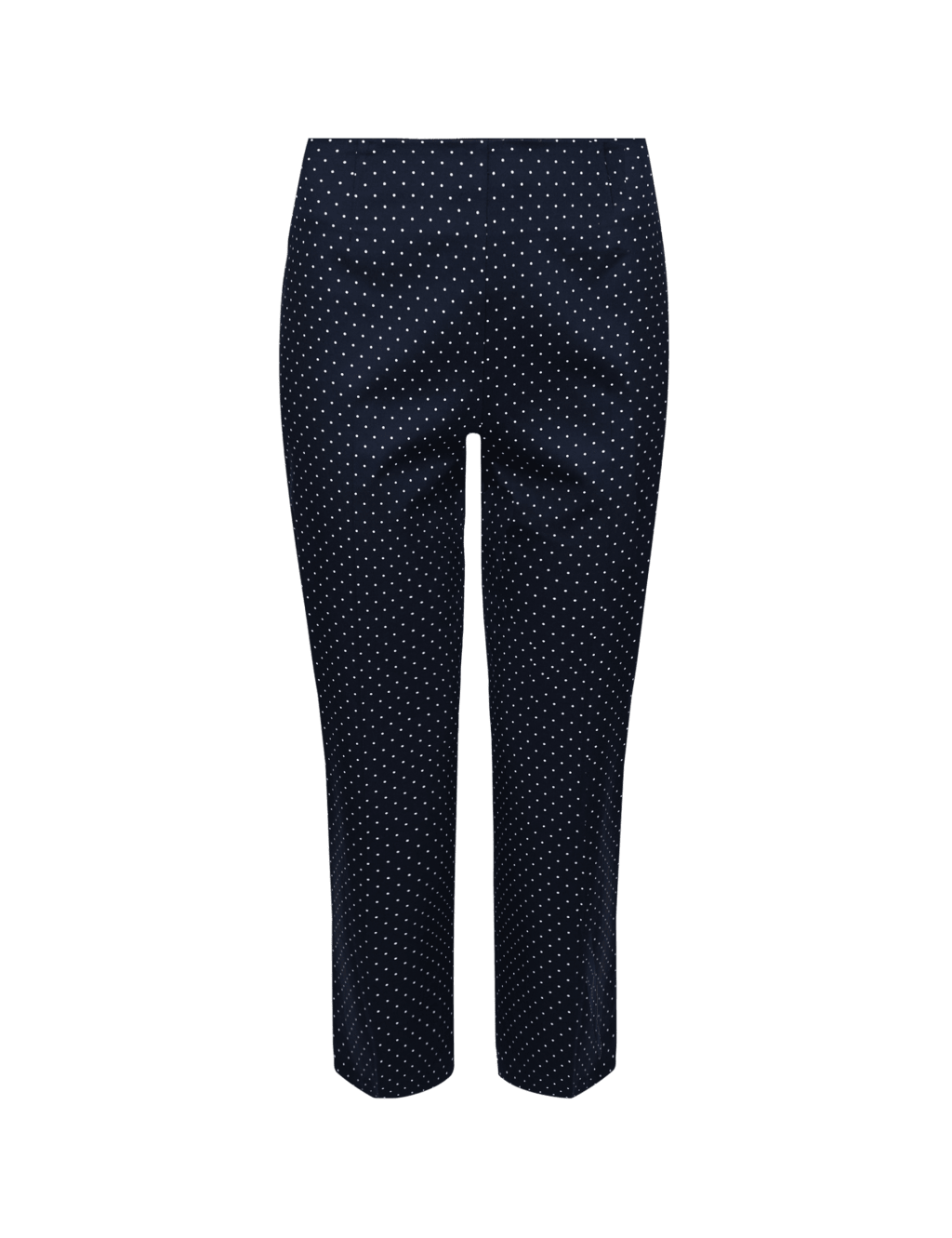 Spotty cropped trousers on sale