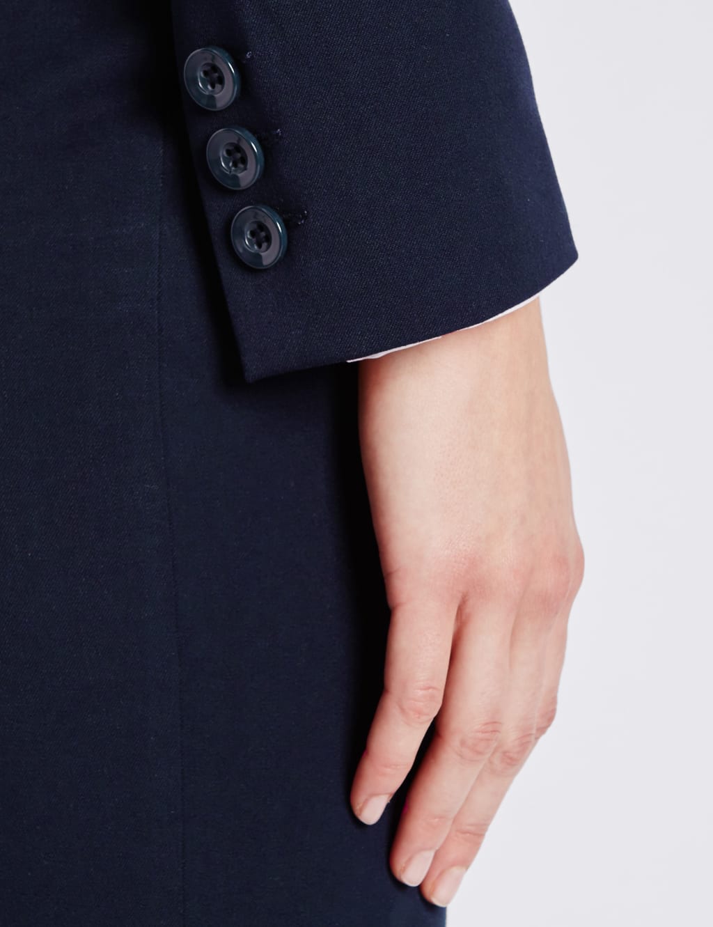 1 Button Angle Seam Short Jacket 4 of 4