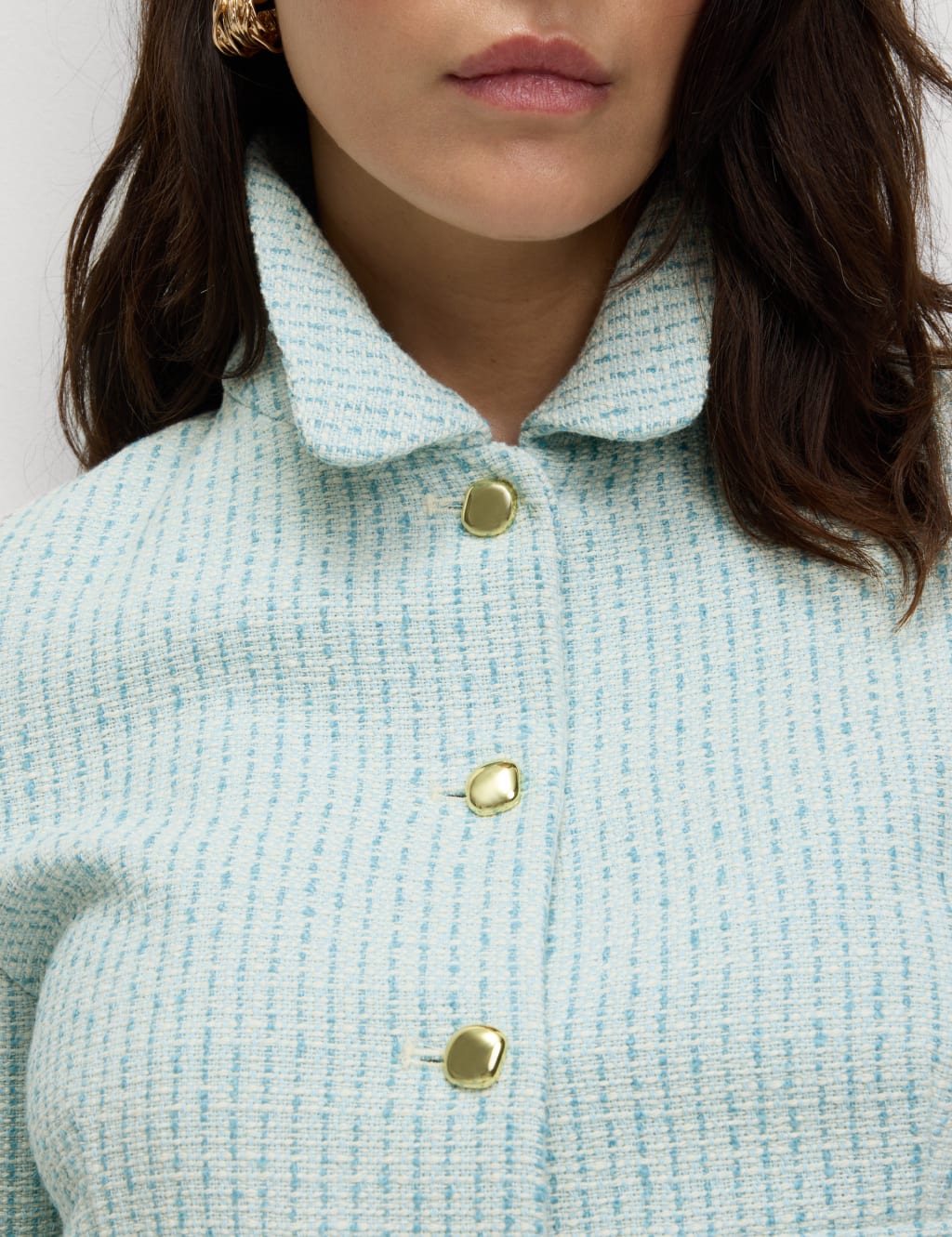 Cotton Rich Striped Short Jacket 5 of 7