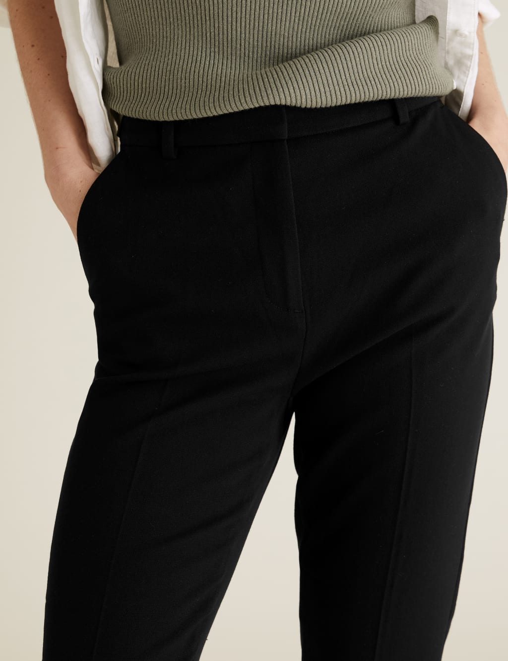 PETITE Slim Fit Ankle Grazer Trousers 3 of 5