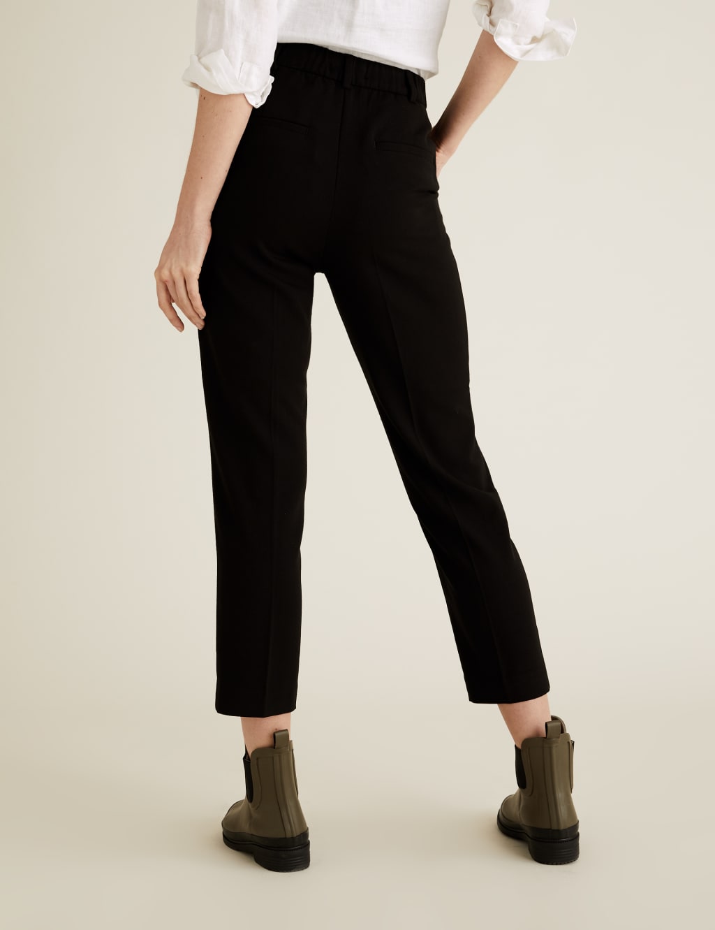 Petite ankle grazer trousers outlet