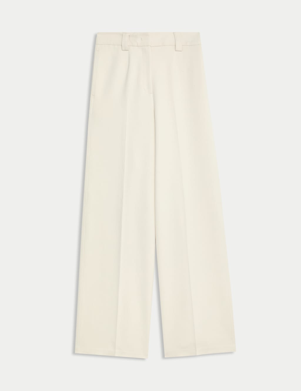 Crepe Tab Detail Wide Leg Trousers 2 of 5