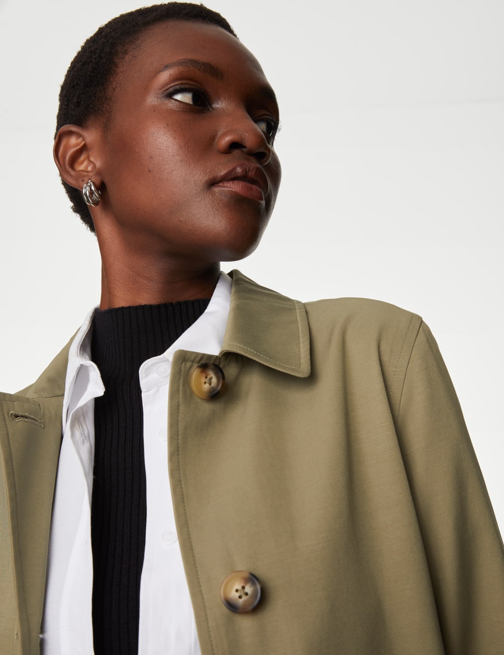 Stormwear Belted Single Breasted Trench Coat M S Collection M S