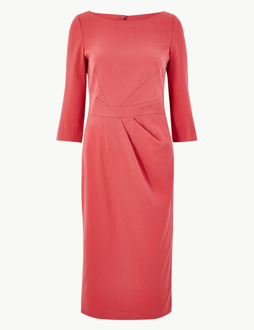Seam Detail Bodycon Knee Length Dress 2 of 4