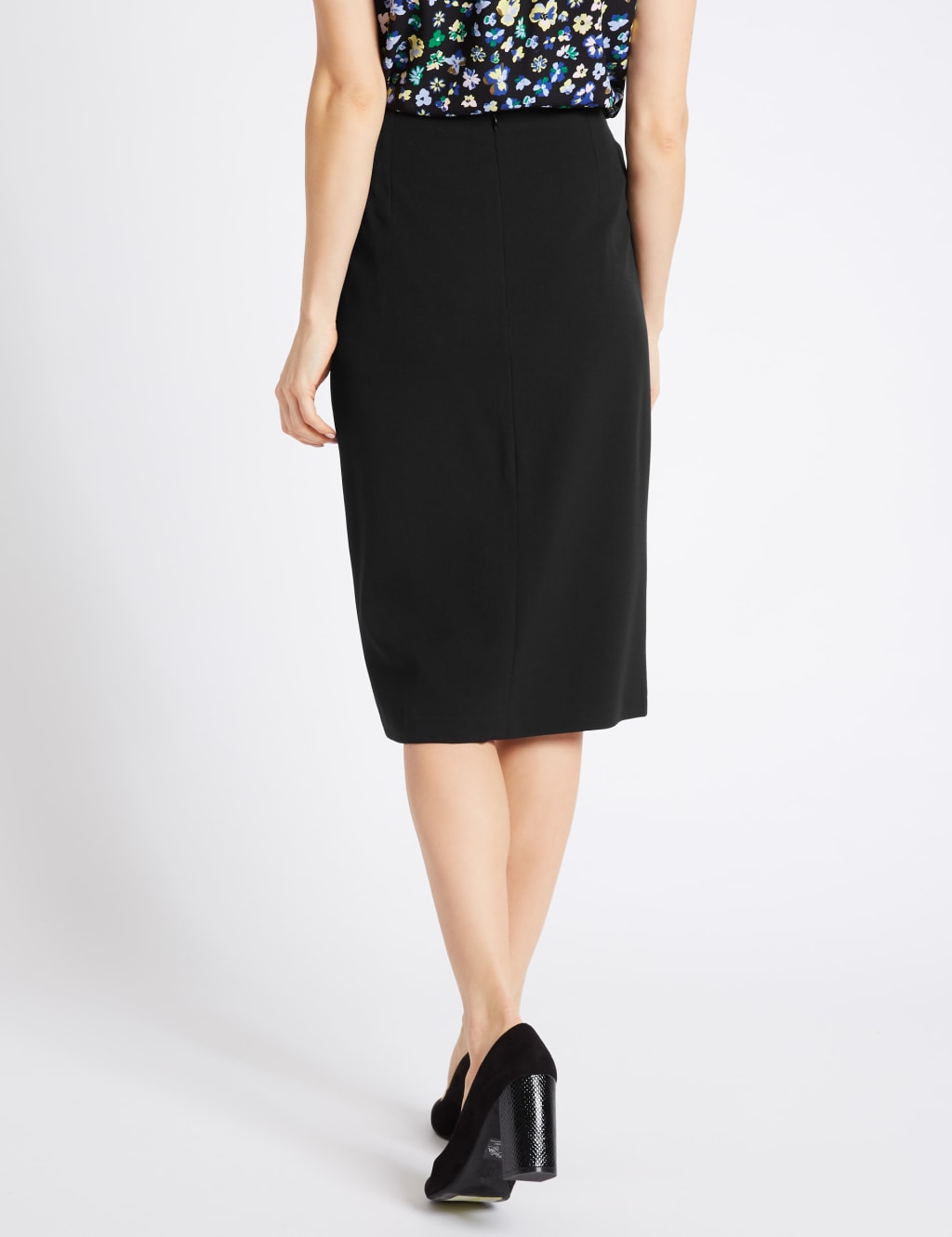 Wrap pencil skirt top
