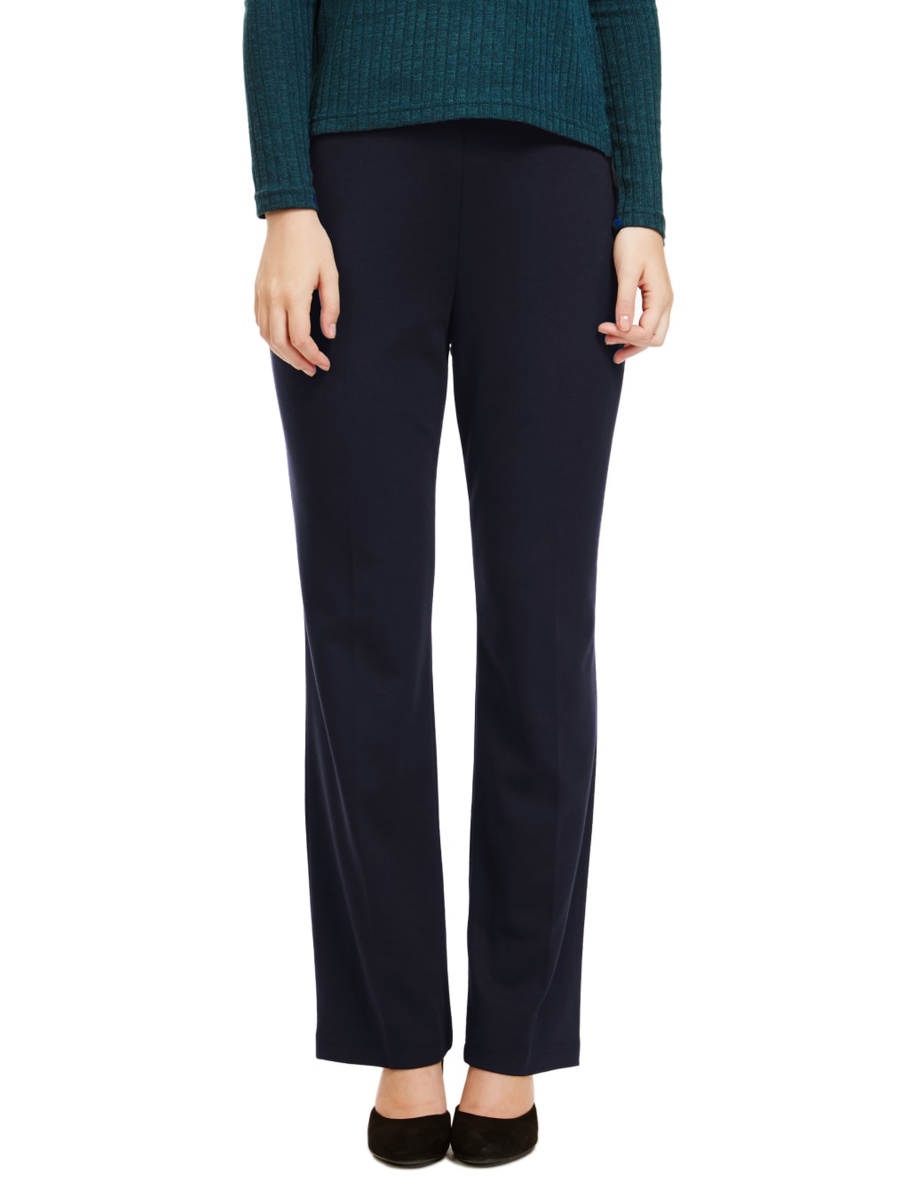 Jersey Standard Straight Leg Trousers 1 of 3