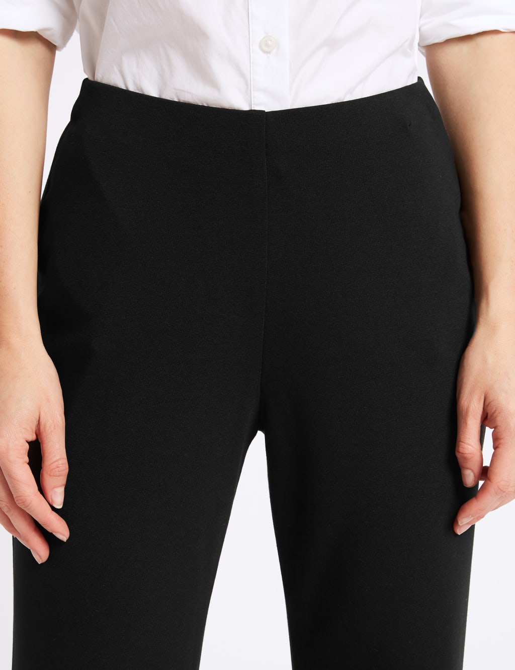 PETITE Straight Leg Trousers M S Collection M S