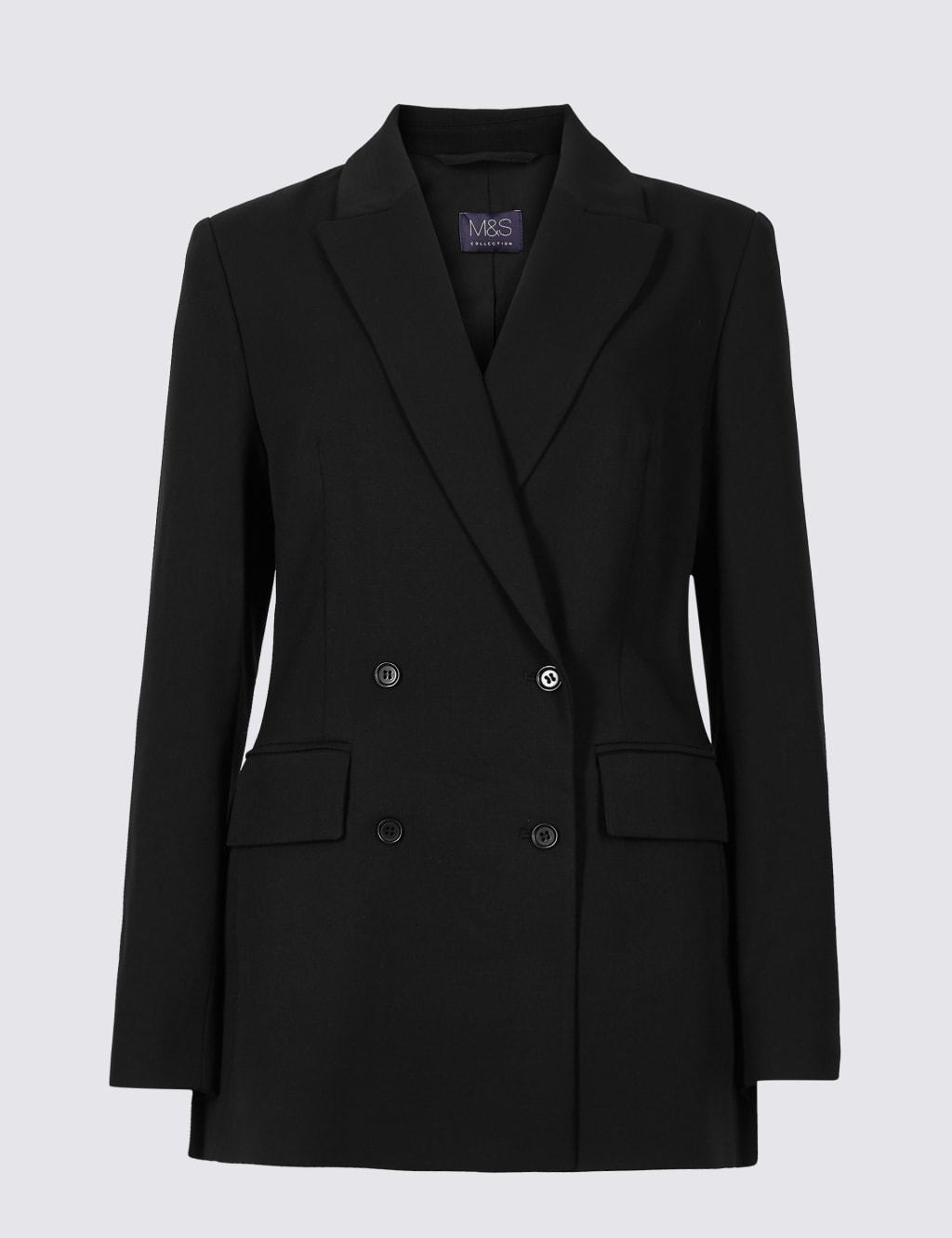 Longline double breasted blazer shop