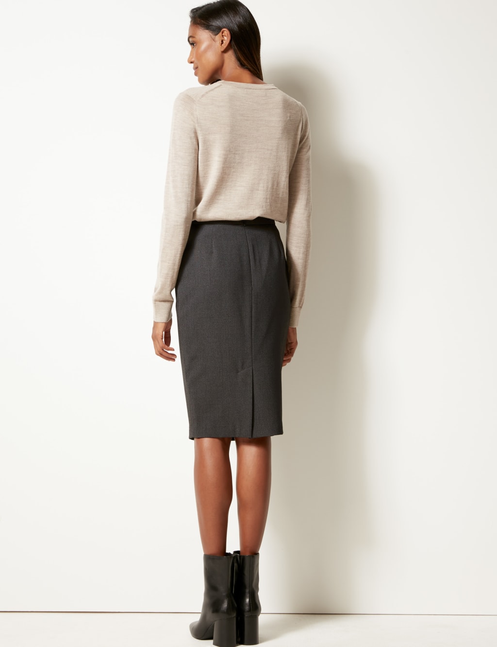 Textured Pencil Skirt 4 of 7