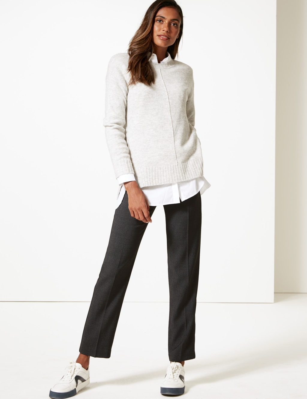 Straight Leg Trousers 1 of 8