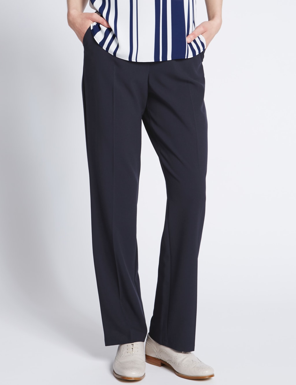Slant Pocket Standard Straight Leg Trousers 1 of 3
