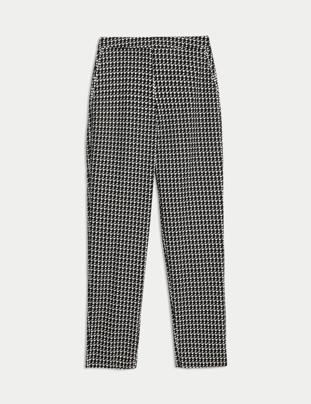 Cotton Rich Slim Fit Ankle Grazer Trousers 2 of 5