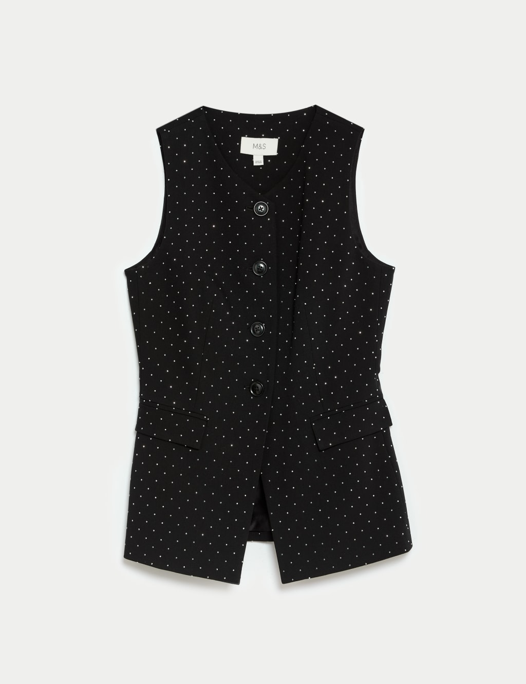 M&s black waistcoat new arrivals