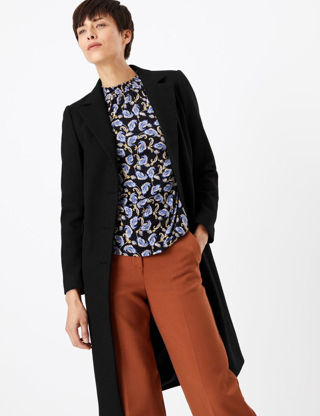 Tailored Coat M S Collection M S