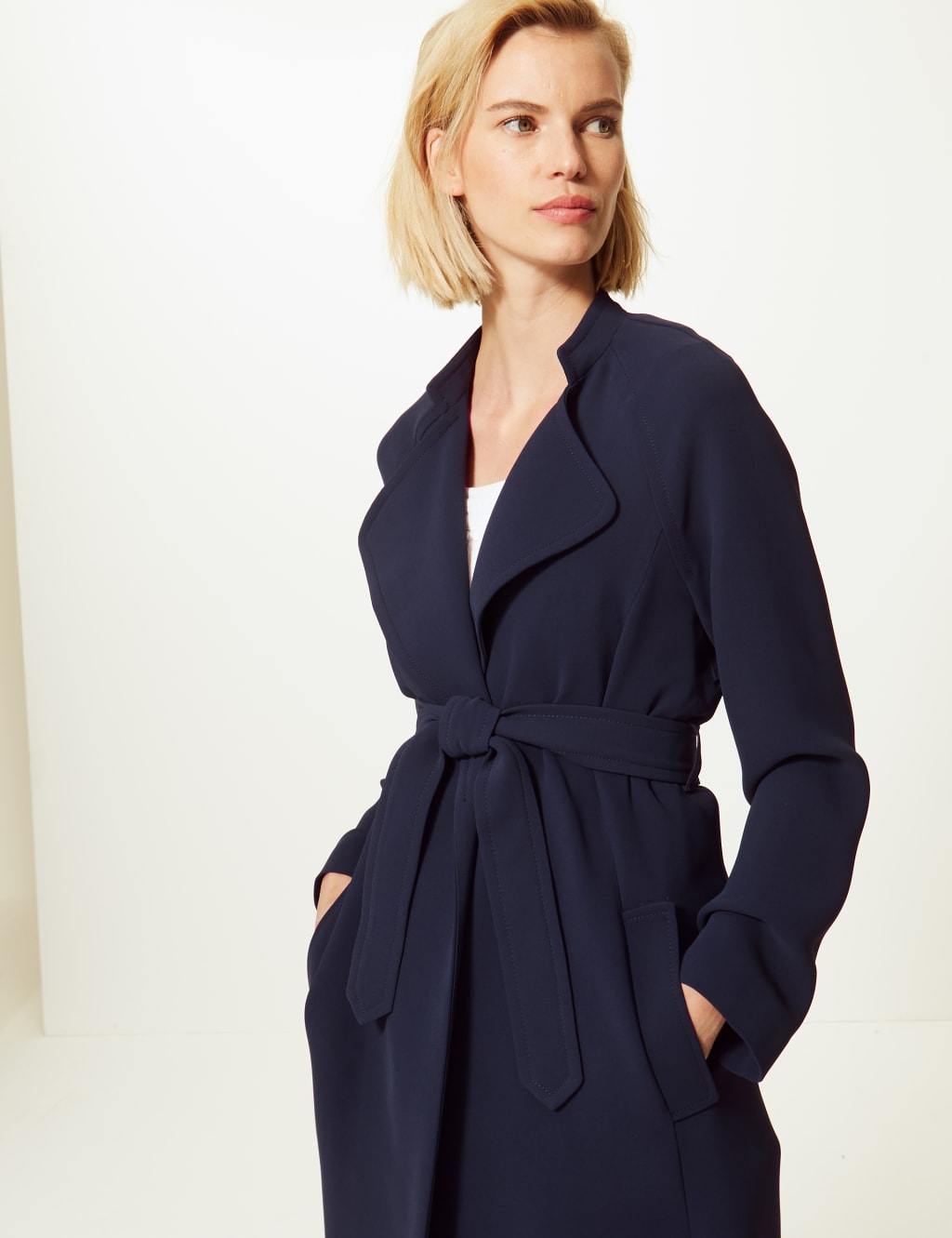 M&s wrap coat on sale