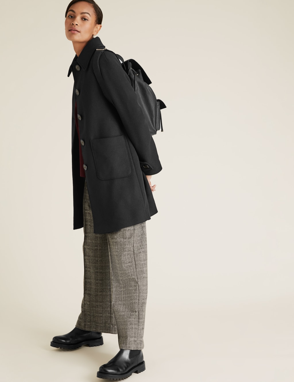 Car Coat with Wool 3 of 5