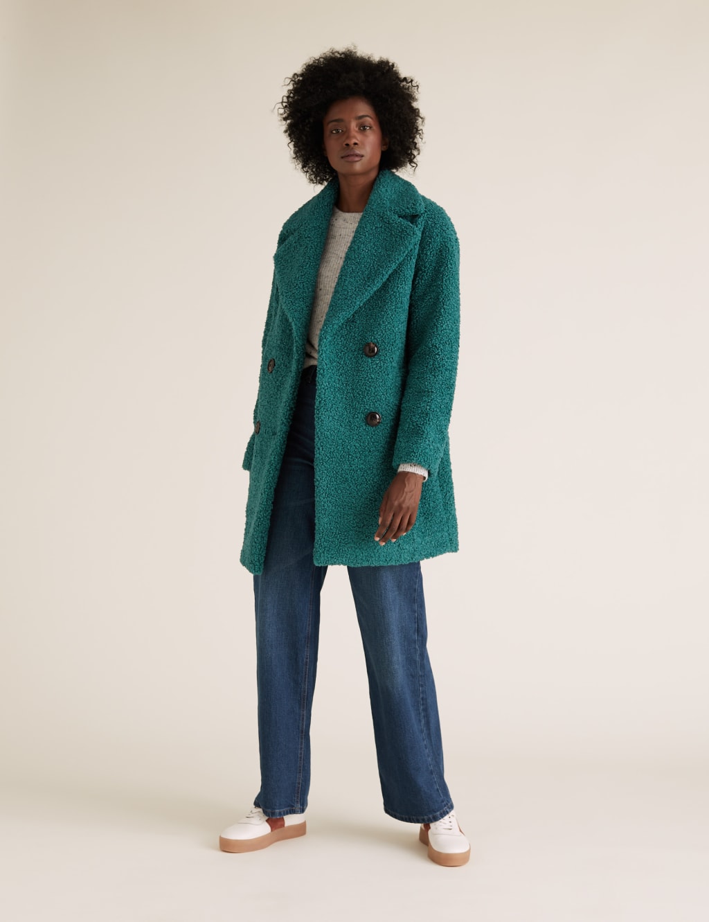 M&s double breasted coat 2025