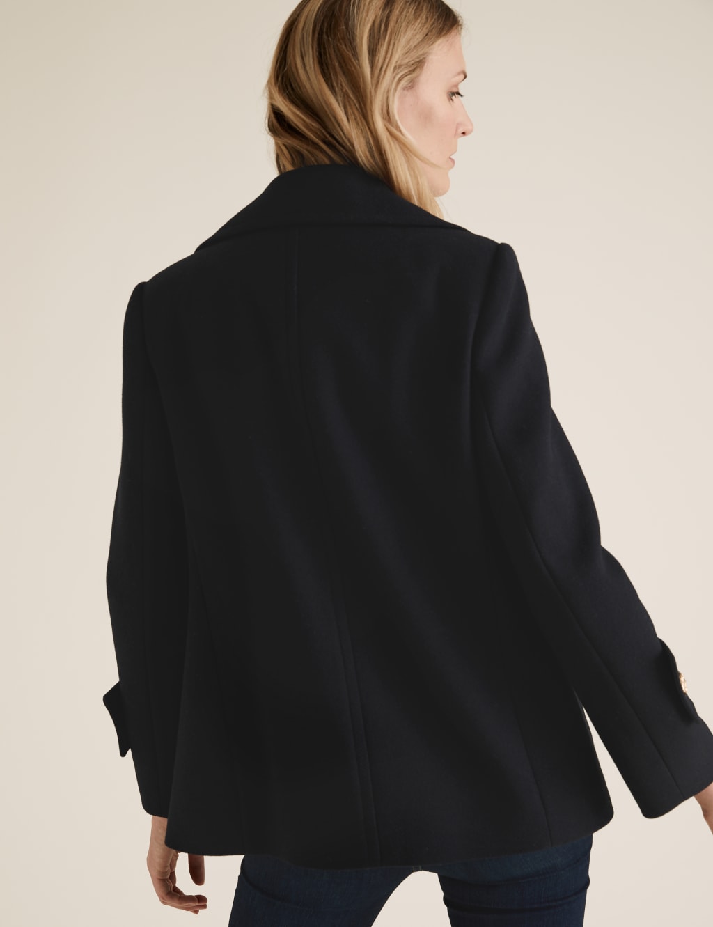 Pea Coat with Wool 4 of 6