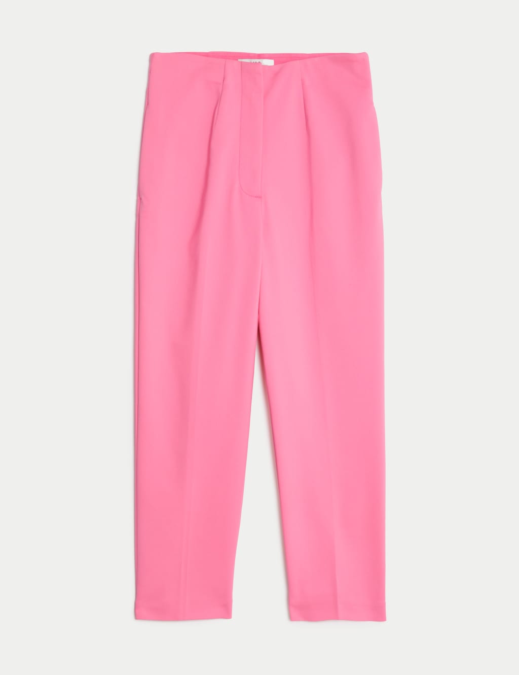 Cotton Blend Slim Fit Cropped Trousers 2 of 5