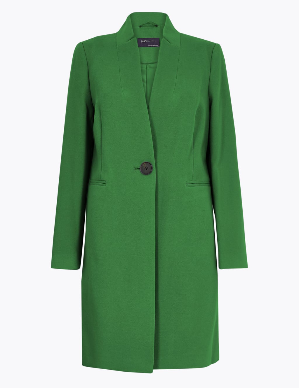 Notch Neck City Coat M S Collection M S