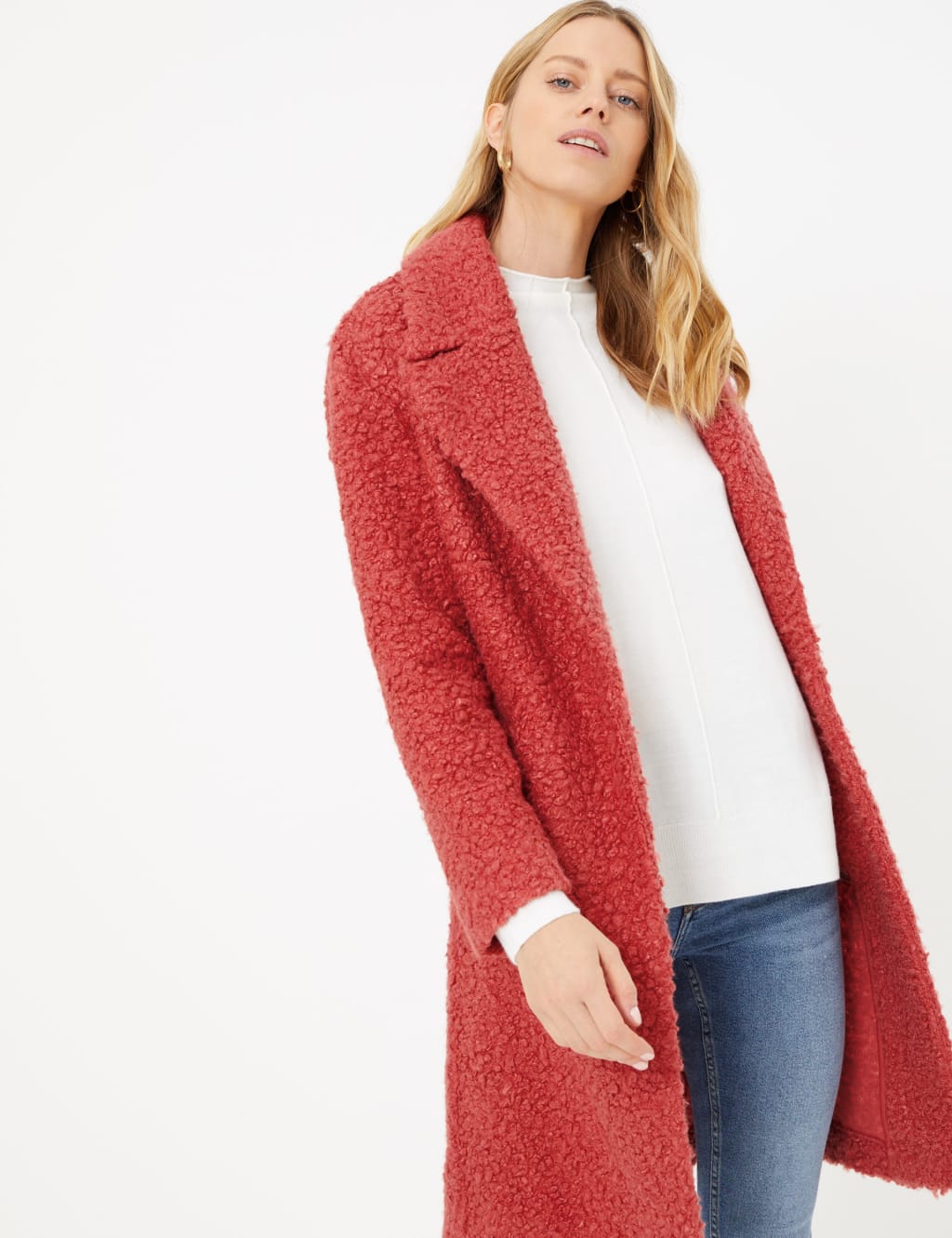 M&s boucle coat 2025