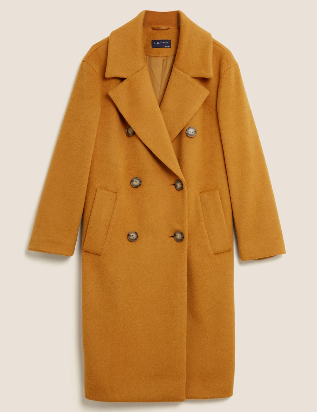 M and s yellow coat hot sale