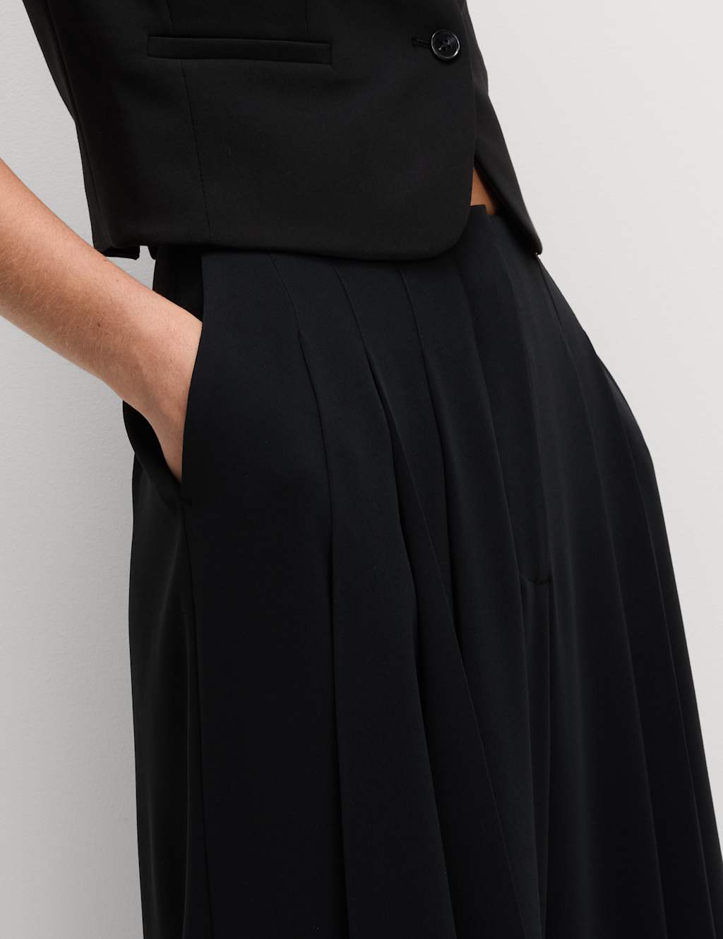 Knife Pleat High Waisted Trousers 4 of 6