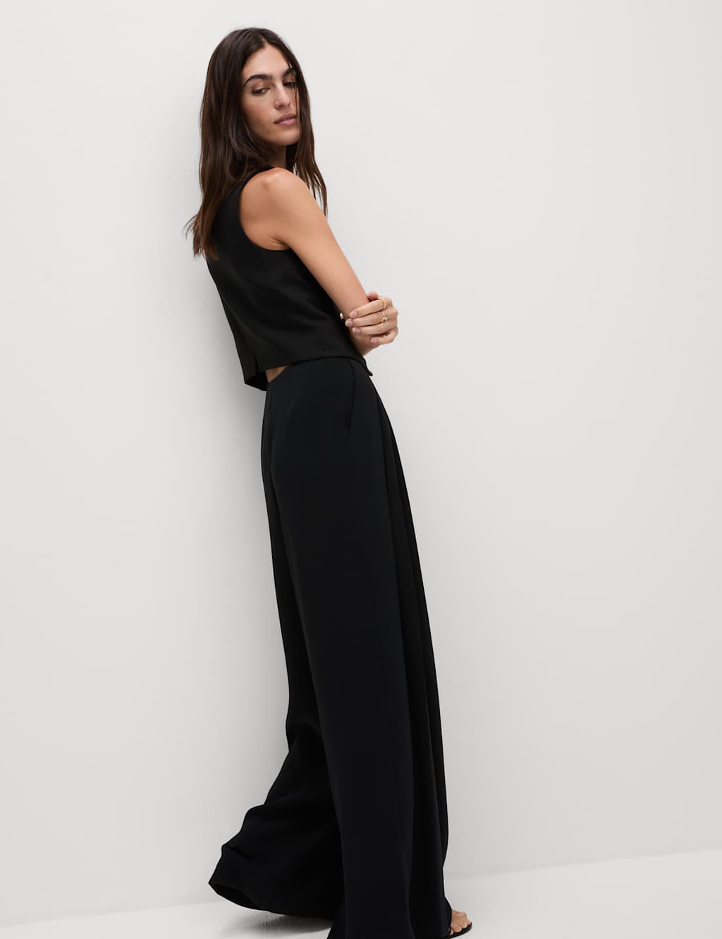 Knife Pleat High Waisted Trousers 5 of 6