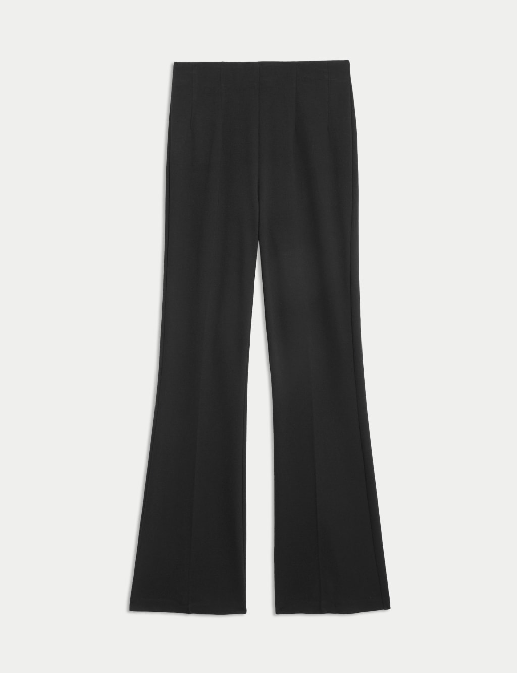 Jersey Elasticated Waist Flared Trousers 2 of 5