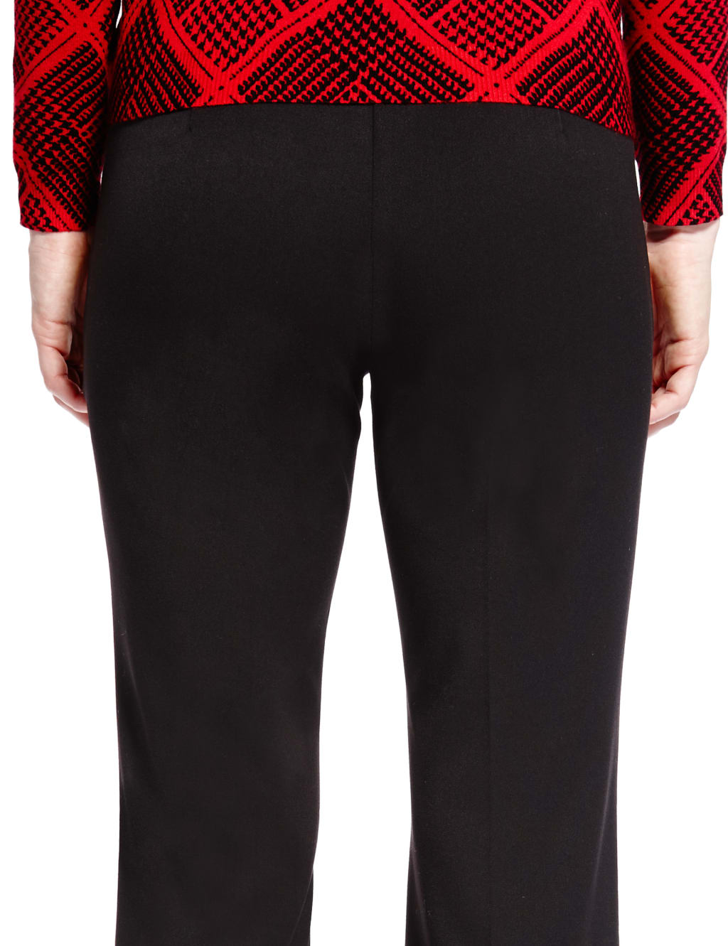 Flat Front Bootleg Trousers 4 of 4