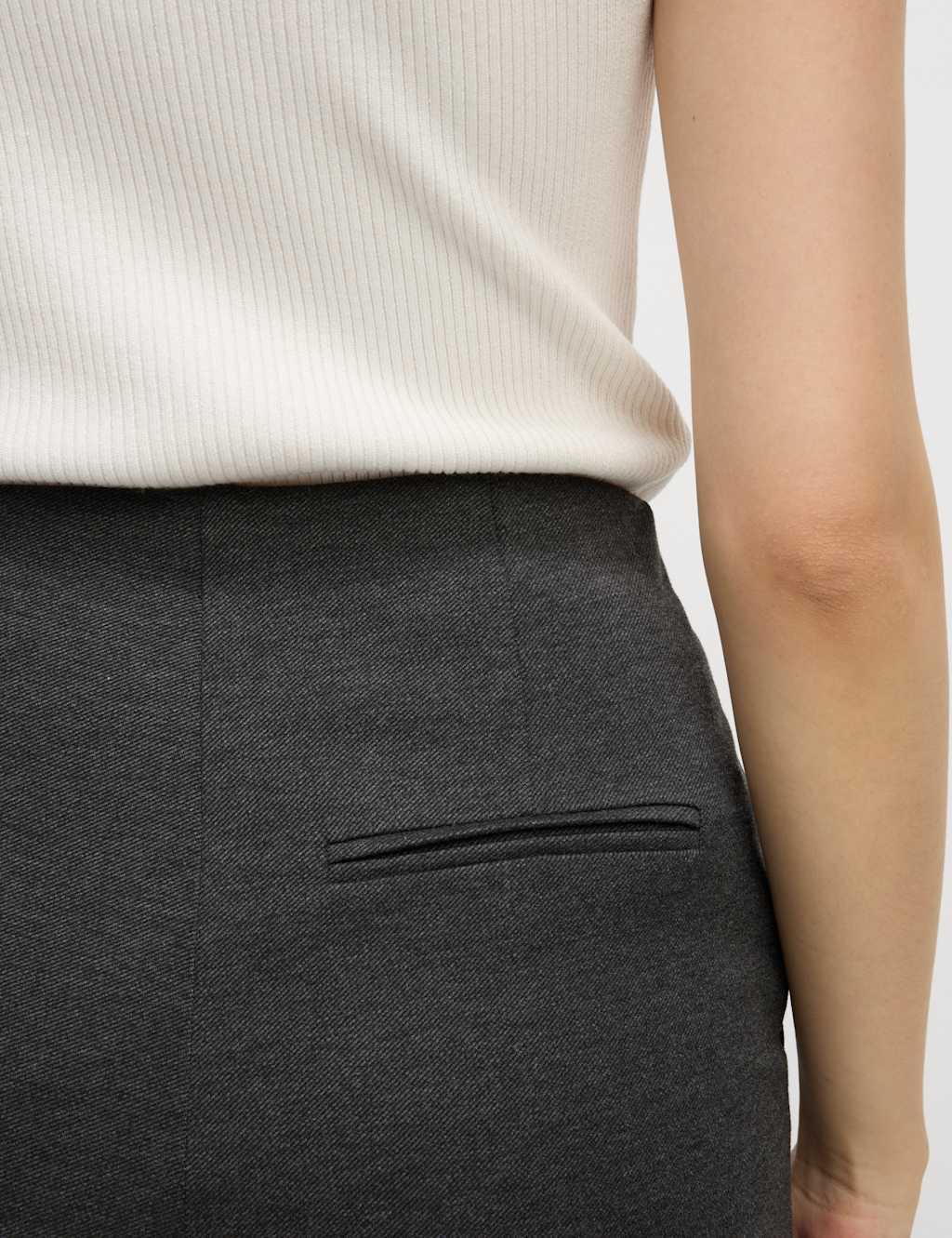 Jersey Twill Straight Leg Trousers 5 of 5