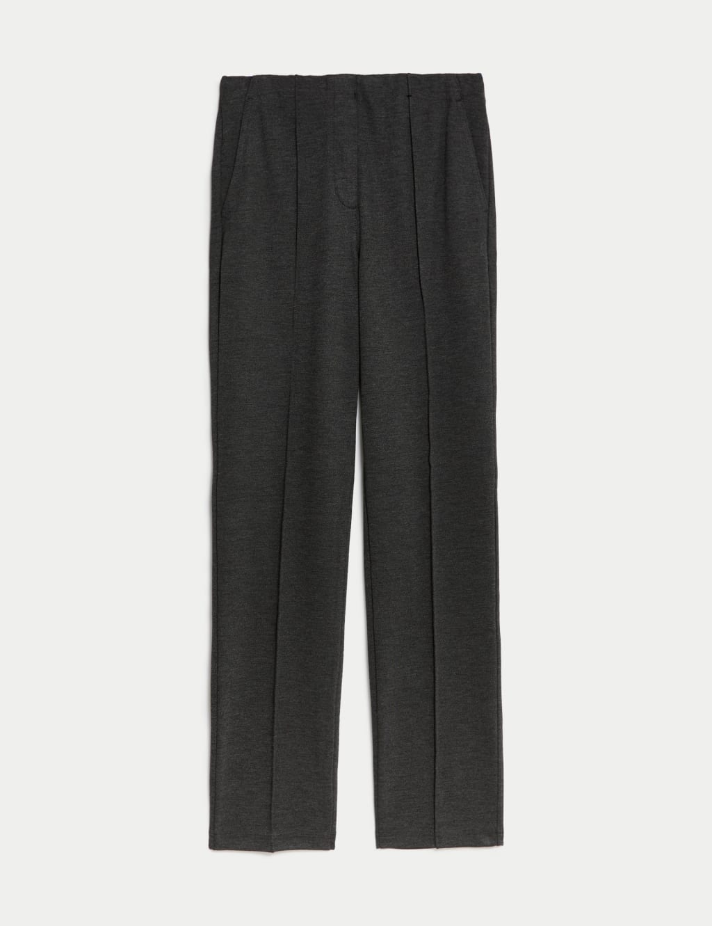 Jersey Twill Straight Leg Trousers 2 of 5