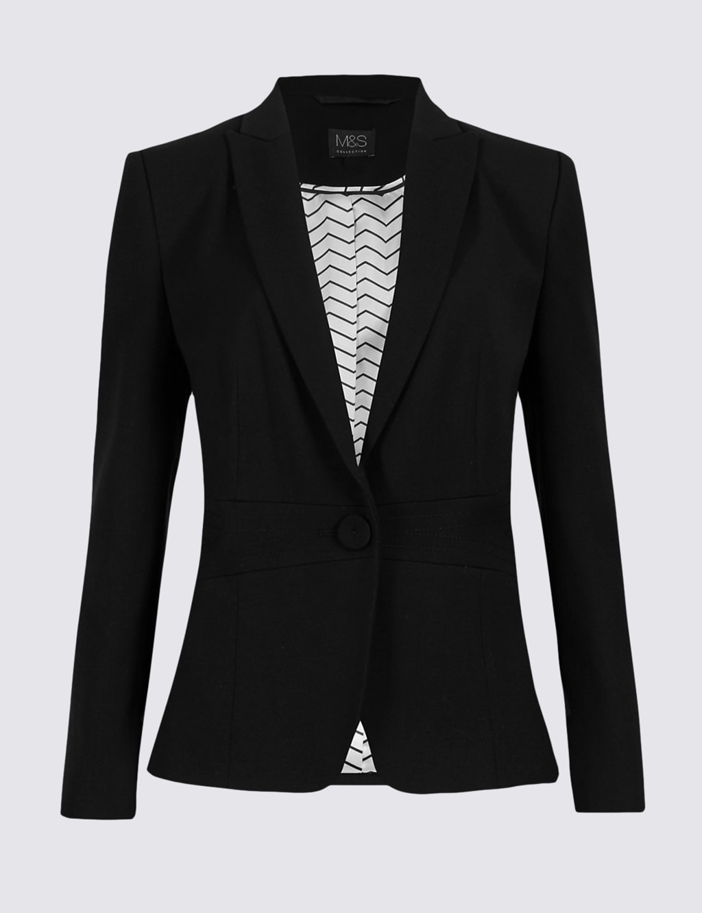 1 Button Panelled Jacket 2 of 7