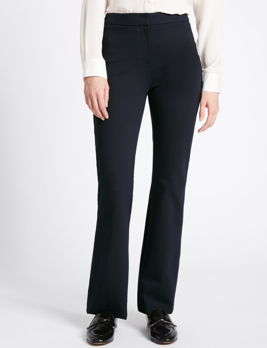 Women's slim bootcut pants hot sale