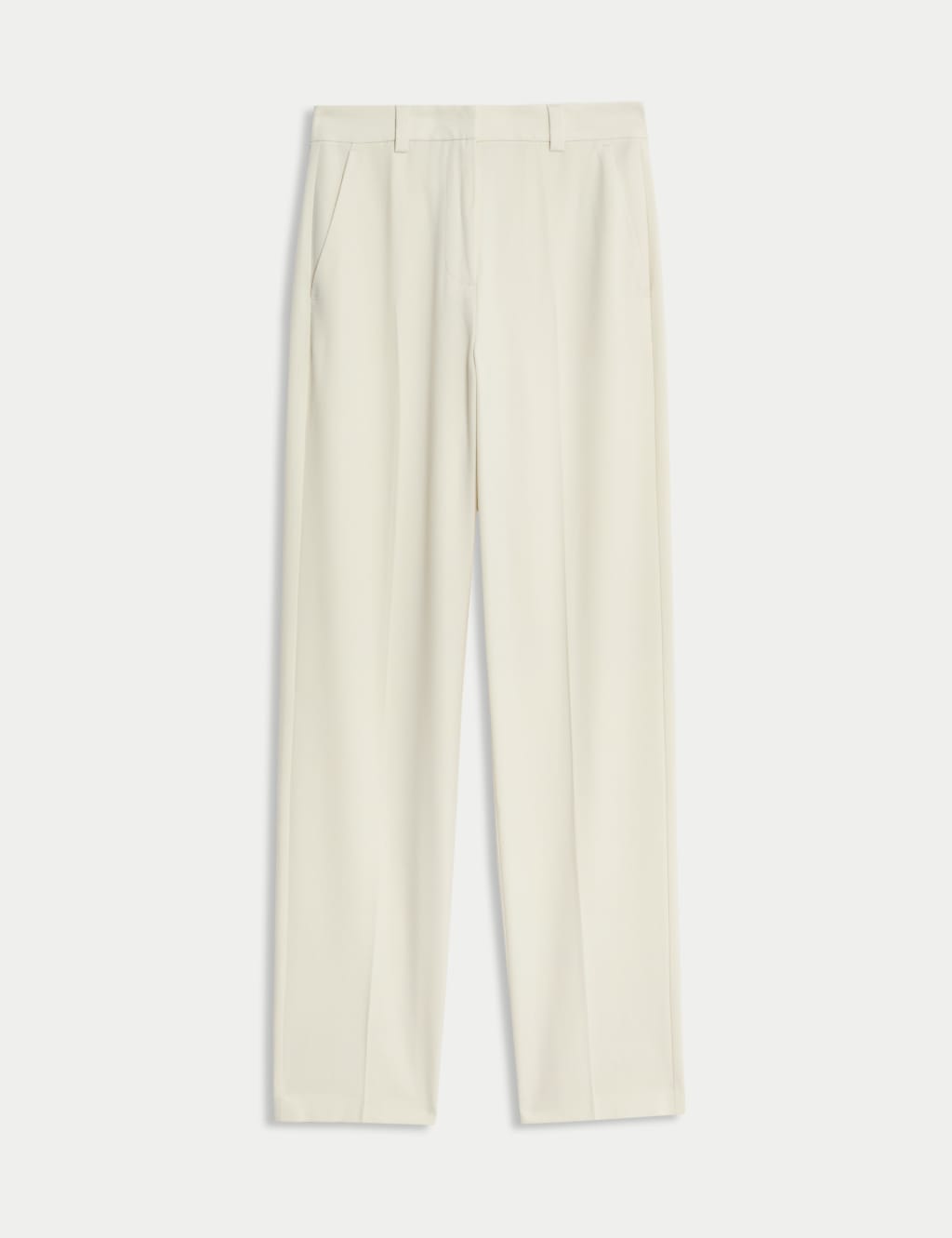 Woven Straight Leg Trousers with Stretch 2 of 5