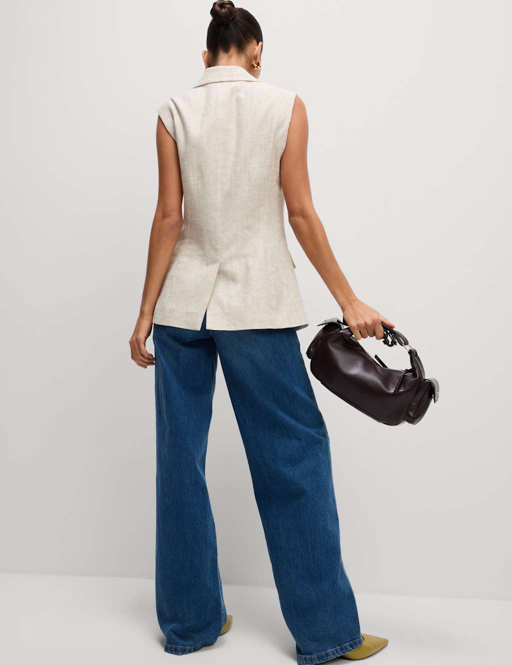 Linen Blend Waistcoat 5 of 6