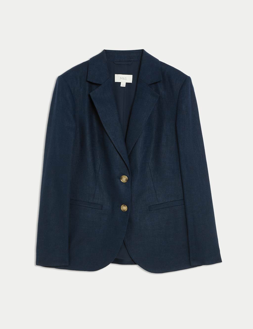 Linen Rich Single Breasted Blazer 2 of 4