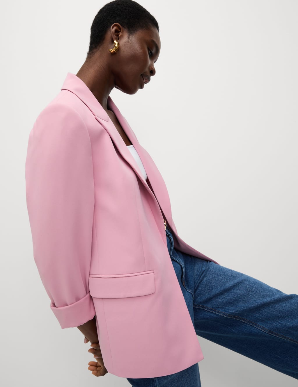 Relaxed Single Breasted Blazer 4 of 6