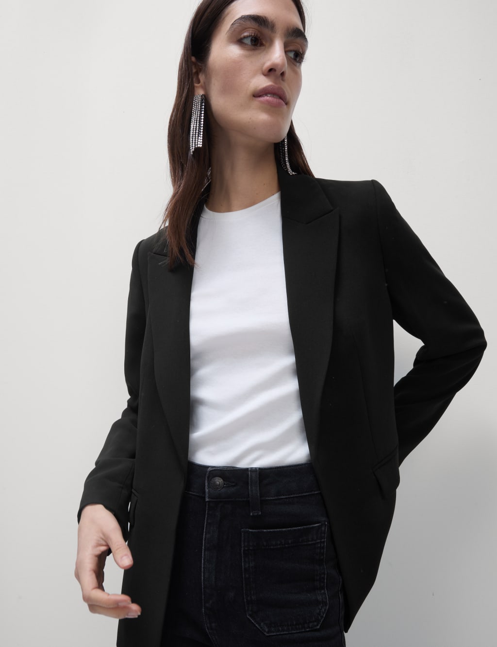 Relaxed Single Breasted Blazer 4 of 5